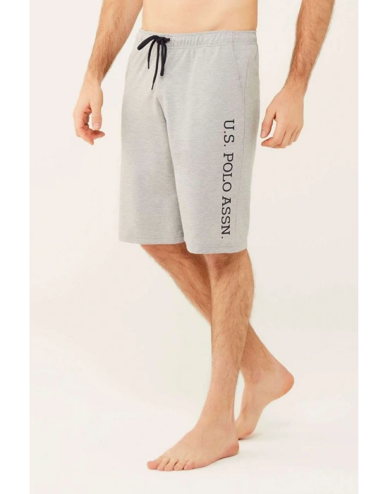 Baskılı Ip Bağlamalı, Likralı Cepli Erkek Şort 18474