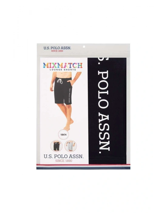 Baskılı Ip Bağlamalı, Likralı Cepli Erkek Şort 18474