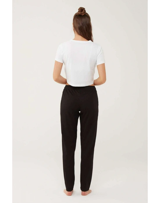 Kadın Siyah Pijama Altı 16601