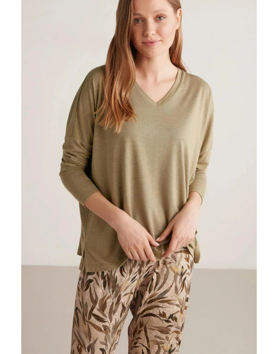 Penye Mood Yumuşak dokulu pijama takımı 2833