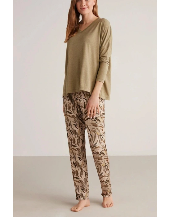 Penye Mood Yumuşak dokulu pijama takımı 2833