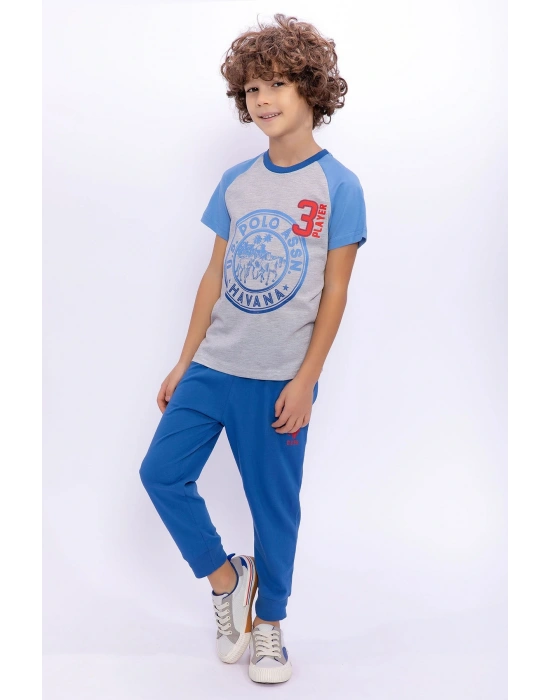 U.s. Polo Assn Havana Grimelanj Erkek Çocuk Pijama Takımı