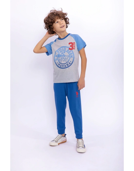 U.s. Polo Assn Havana Grimelanj Erkek Çocuk Pijama Takımı