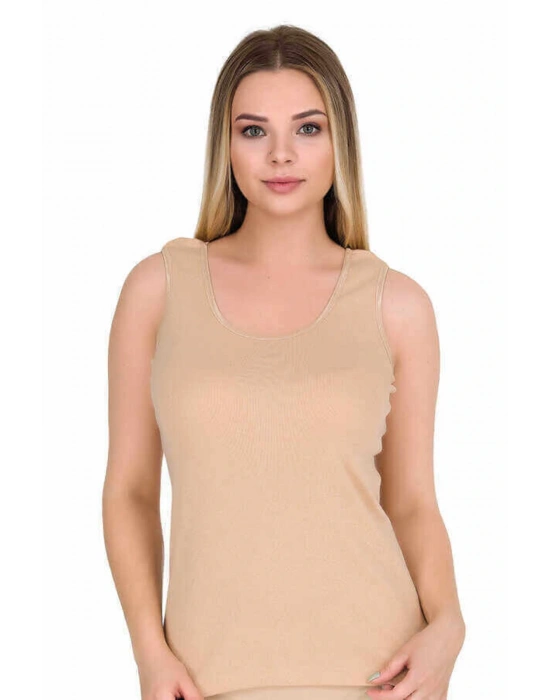 Kadın Atlet Geniş Askılı Ten Rengi Atlet 2127