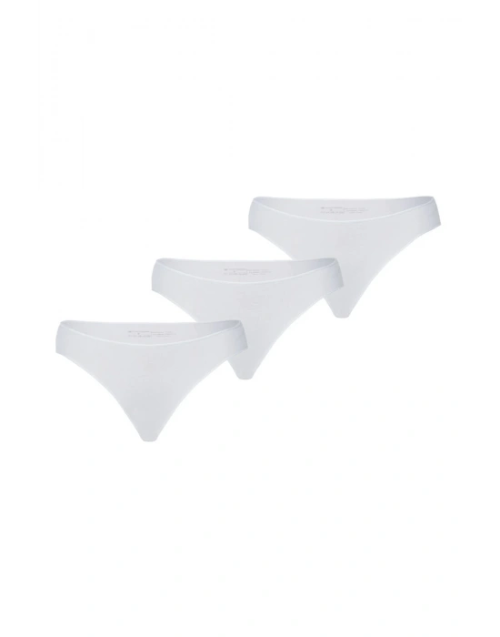 Kadın Slip Külot 3lü Paket Essential 1574 - Beyaz