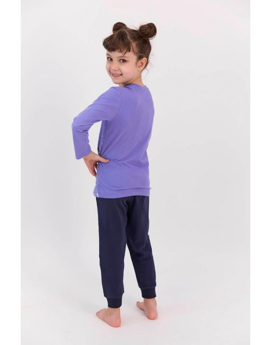 Bugs Bunny Lisanslı Snow Indigo Kız Çocuk Pijama Takımı