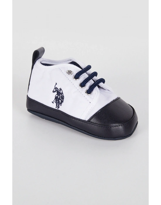 Erkek Bebek Beyaz Bebek Ayakkabı