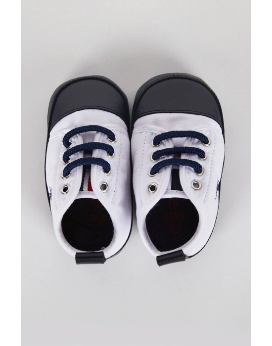 Erkek Bebek Beyaz Bebek Ayakkabı