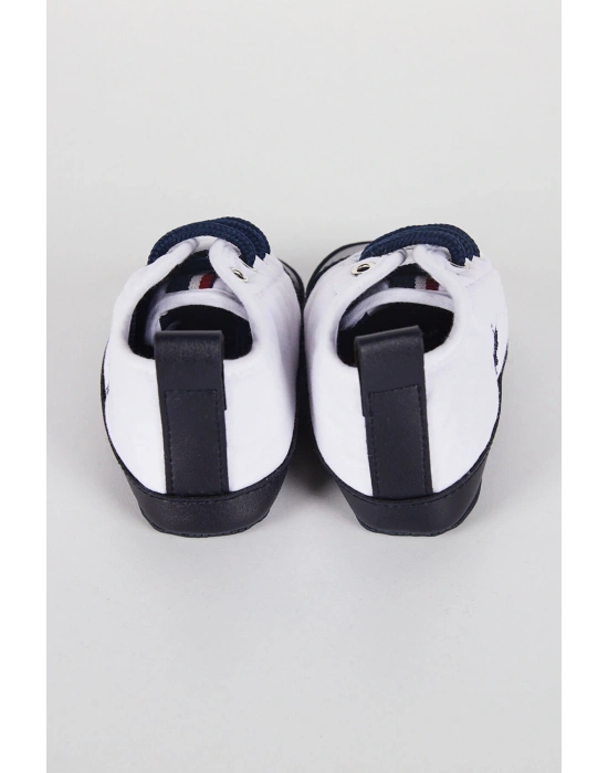 Erkek Bebek Beyaz Bebek Ayakkabı