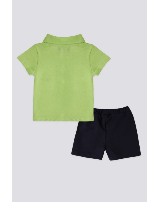 U.S. Polo Assn Lisanslı Collar Yeşil Bebek Takımı