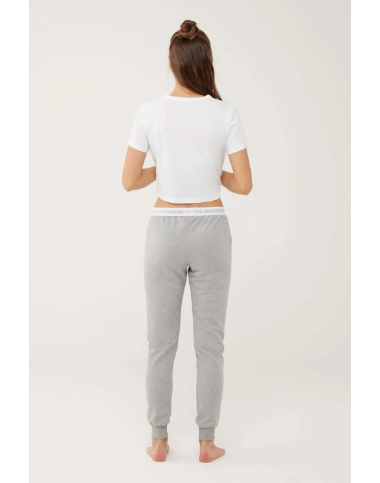 Kadın Gri Melanj Pijama Altı 16602