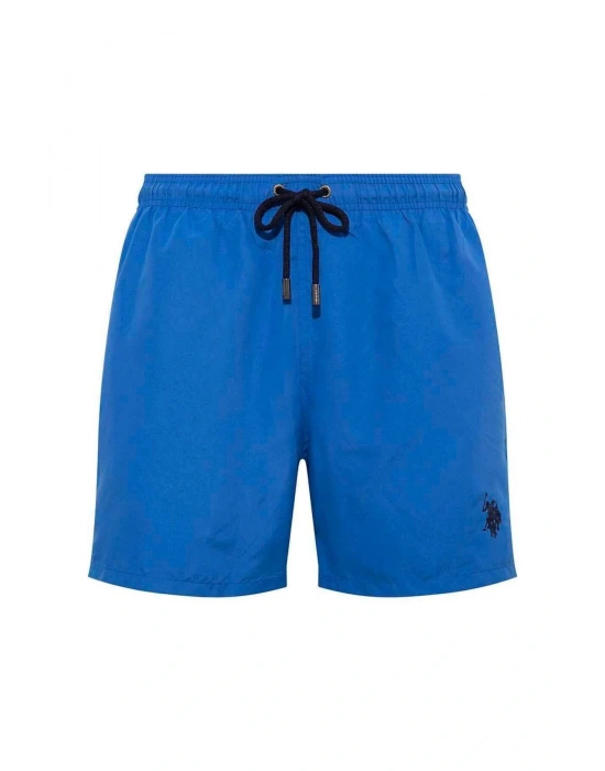 Erkek Saks Mavi Orta Boy Deniz Şortu 21000