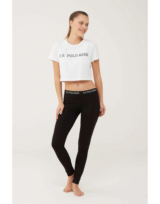 U.s Polo Assn. 16605 Kadın Tayt-siyah