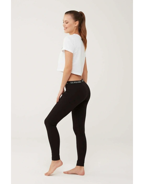 U.s Polo Assn. 16605 Kadın Tayt-siyah