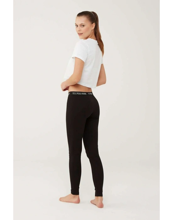 U.s Polo Assn. 16605 Kadın Tayt-siyah