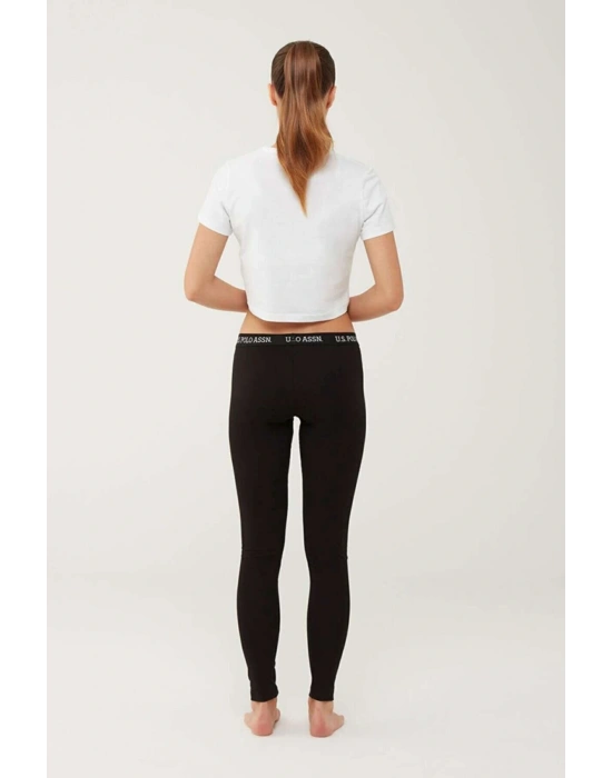 U.s Polo Assn. 16605 Kadın Tayt-siyah