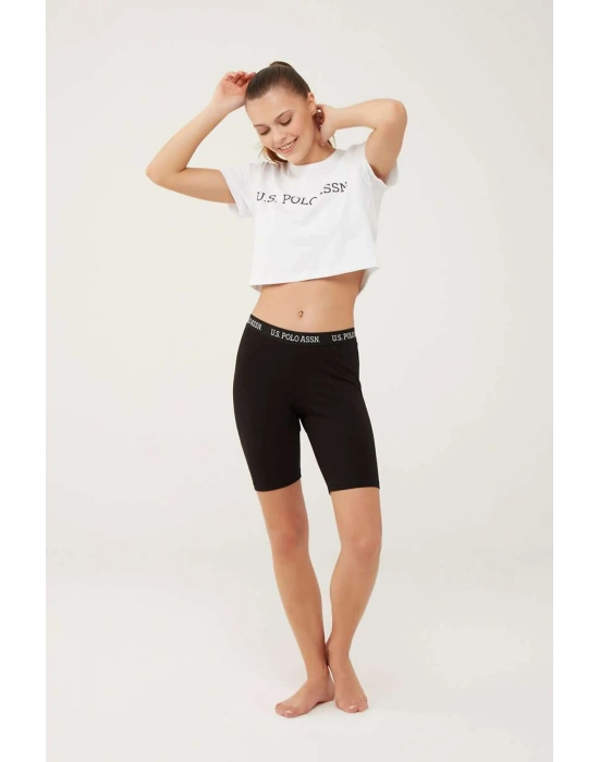 U.S Polo Assn. Kadın Kısa Sport Tayt 16607