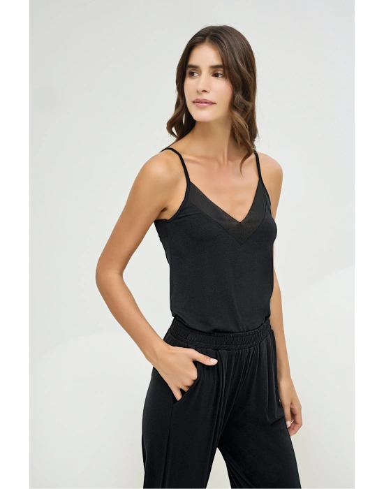 16596 KADIN İNCE ASKILI PİJAMA TAKIM