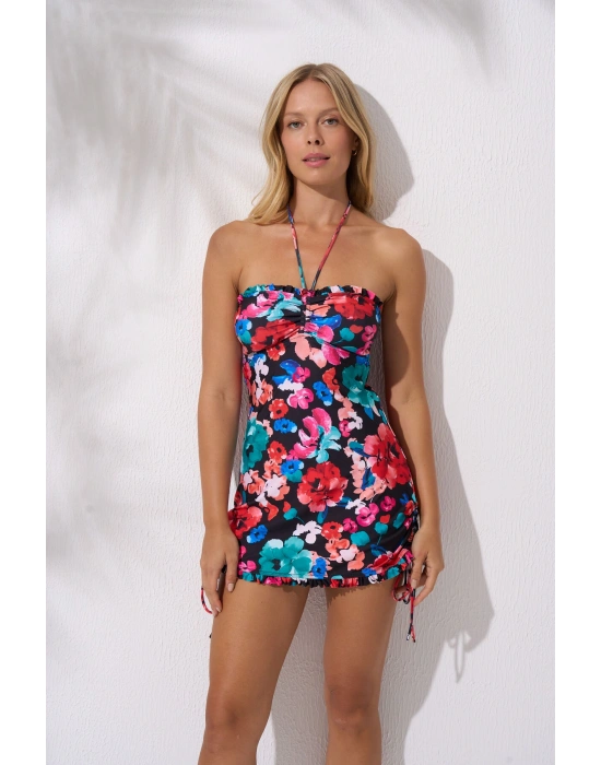 Soft Straplez Elbise Mayo