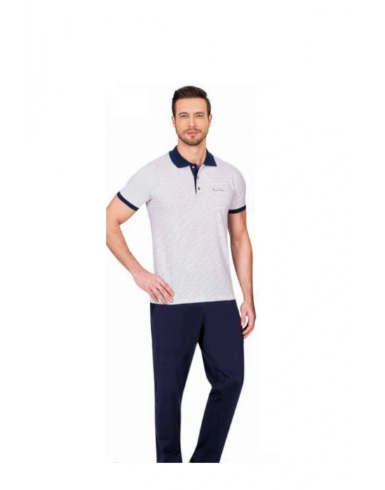 5483 Erkek Pijama Takımı - Beyaz