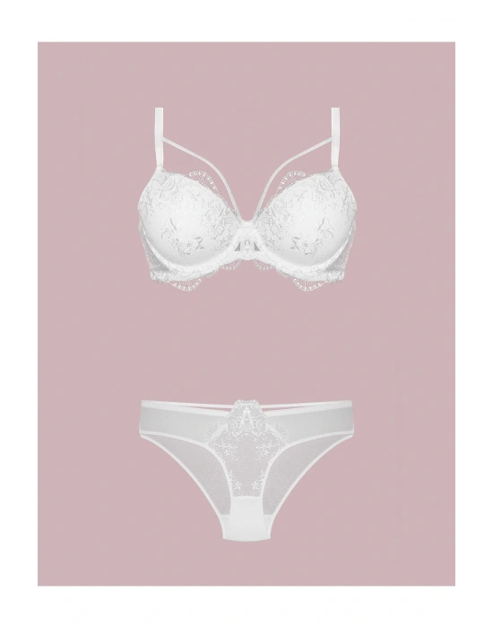 Destekli Danteli Büstiyer Takım Set 4485
