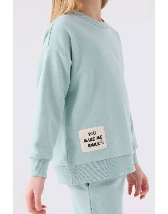 KIZ ÇOCUK EŞOFMAN TAKIM ,ÜÇ İPLİK DOKUMA