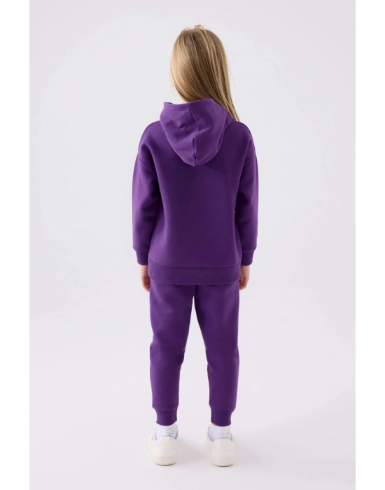 KIZ ÇOCUK EŞOFMAN TAKIM - MOR