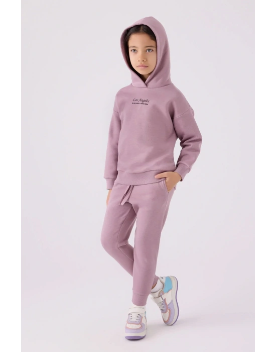 KIZ ÇOCUK EŞOFMAN TAKIM - MOR