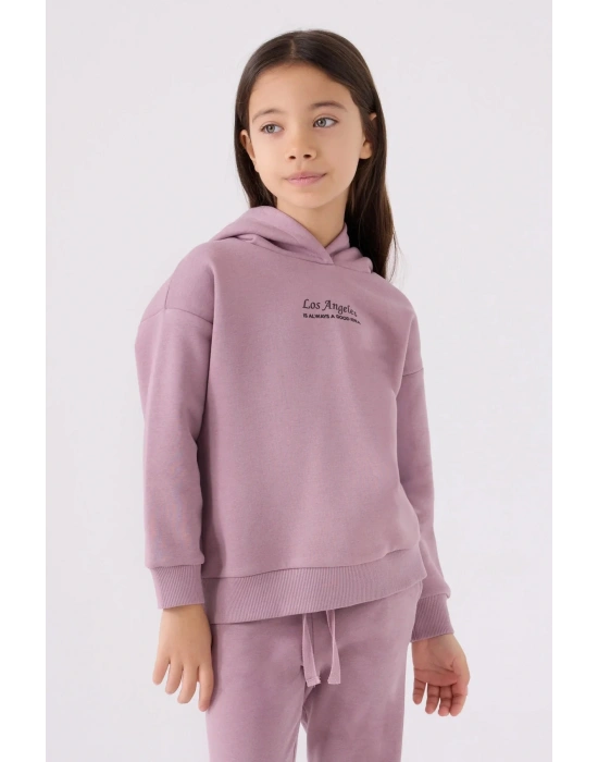 KIZ ÇOCUK EŞOFMAN TAKIM - MOR