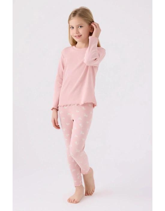 KIZ ÇOCUK İKİLİ TAYT TAKIM - SOMON