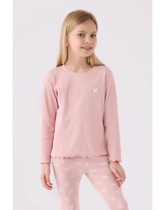 KIZ ÇOCUK İKİLİ TAYT TAKIM - SOMON