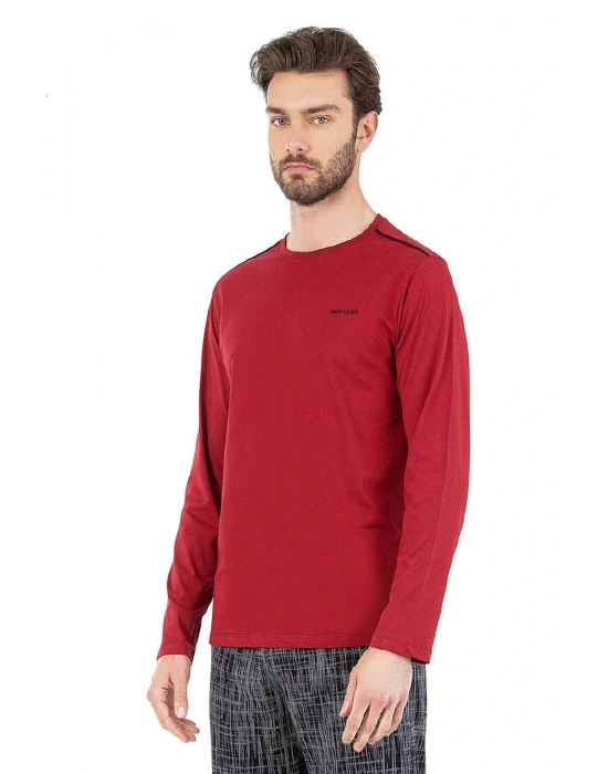 6065 Erkek Uzun Kollu Bisiklet Yaka Pijama Takımı