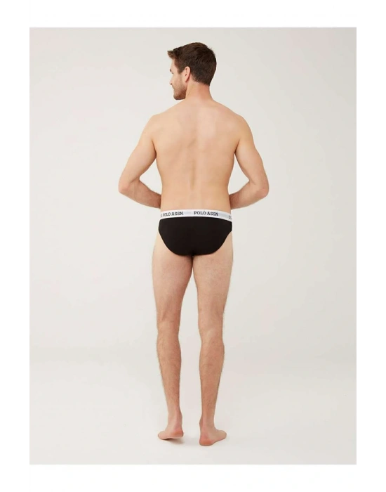 Erkek Lisanslı Uspa Siyah 3 Lü Slip