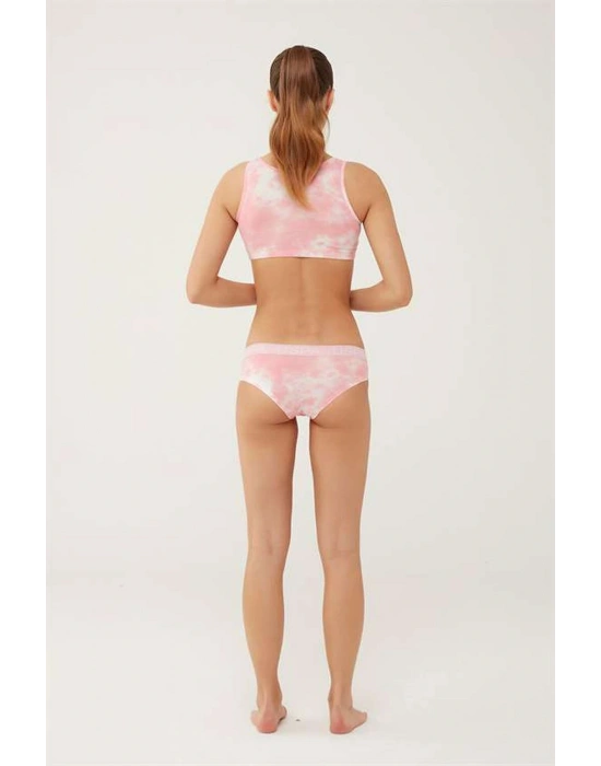 U.s Polo Assn. 66268 Kadın Büstiyer Şort Takım-pembe