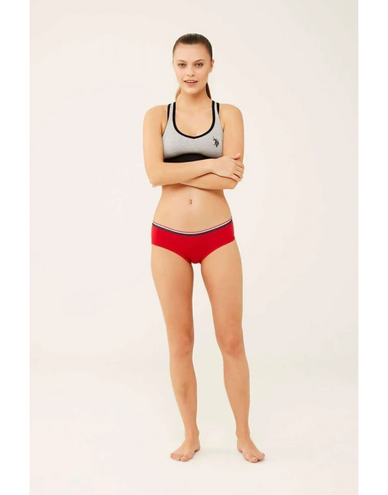 Kadın Beyaz - Lacivert - Kırmızı 3 Lü Şort 66272