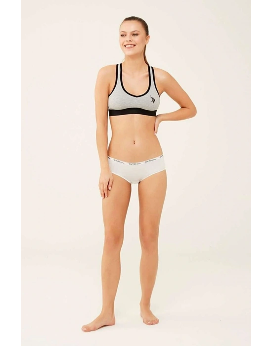 3lü Paket, (siyah & Beyaz & Ten) Pamuklu & Likralı, Yüksek Bel, Kadın Şort Külot