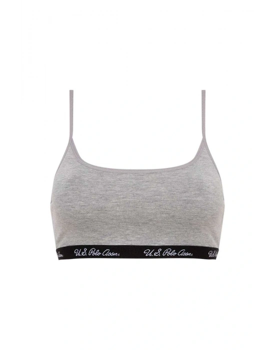 Kadın Gri Melanj Büstiyer Slip Takım 68000