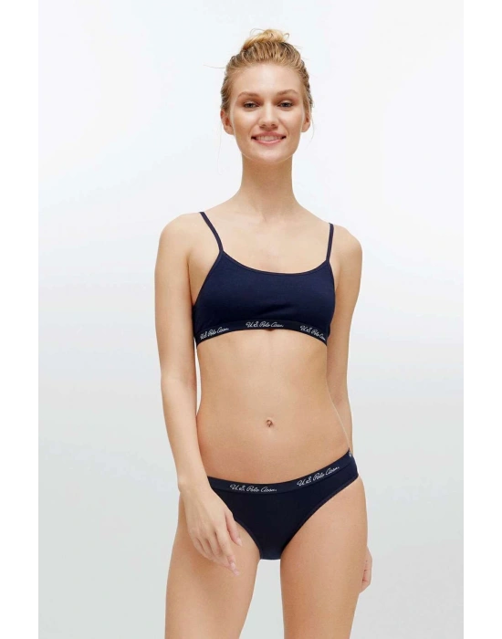 Kadın Lacivert Büstiyer Slip Takım 68000