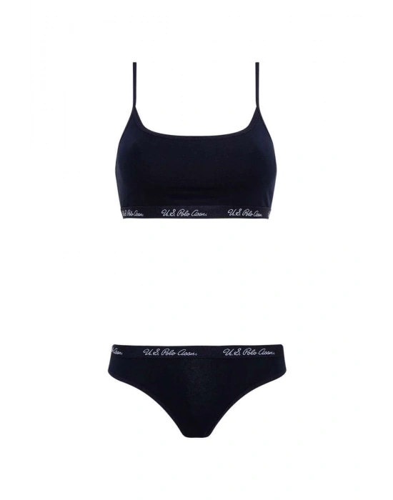 Kadın Lacivert Büstiyer Slip Takım 68000