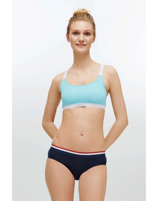 Kadın Mint Çapraz Askılı Büstiyer 68001