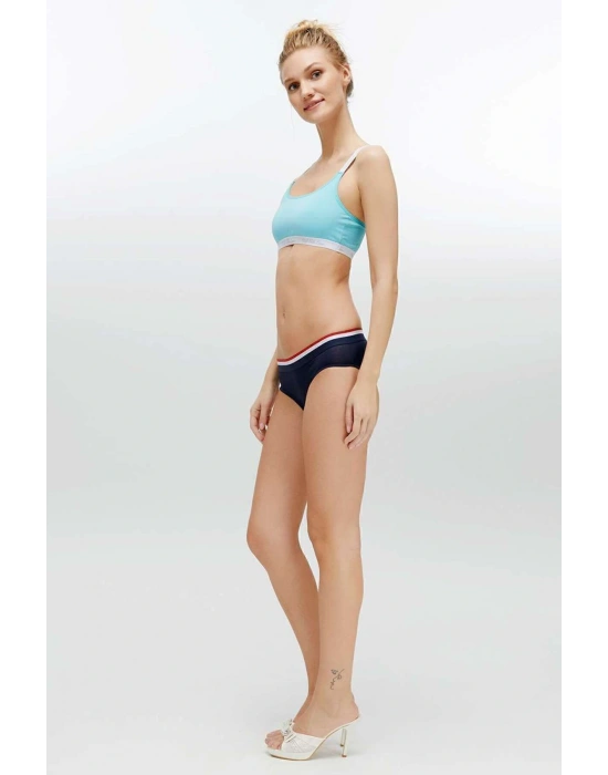 Kadın Mint Çapraz Askılı Büstiyer 68001