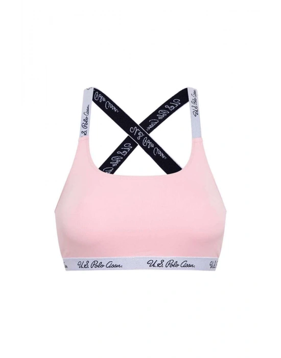 Kadın Pembe Çapraz Askılı Büstiyer 68001