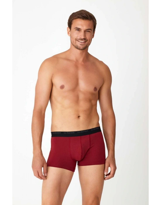 Erkek Siyah - Bordo 2 Li Boxer 82005
