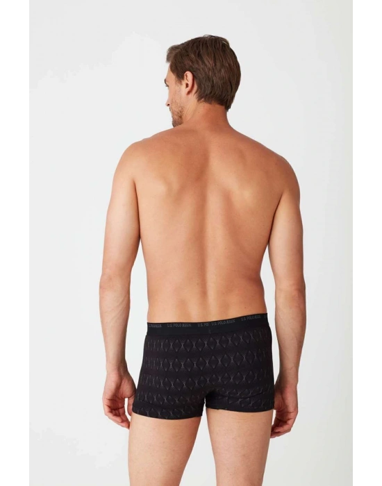 Erkek Siyah - Bordo 2 Li Boxer 82005