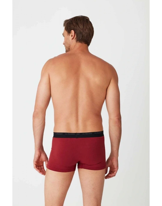 Erkek Siyah - Bordo 2 Li Boxer 82005