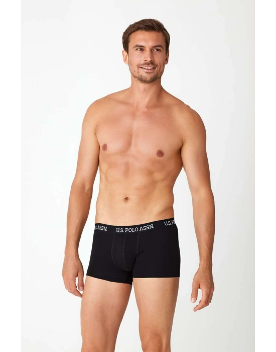 Erkek Siyah - Siyah Baskılı 2 Li Boxer 82006