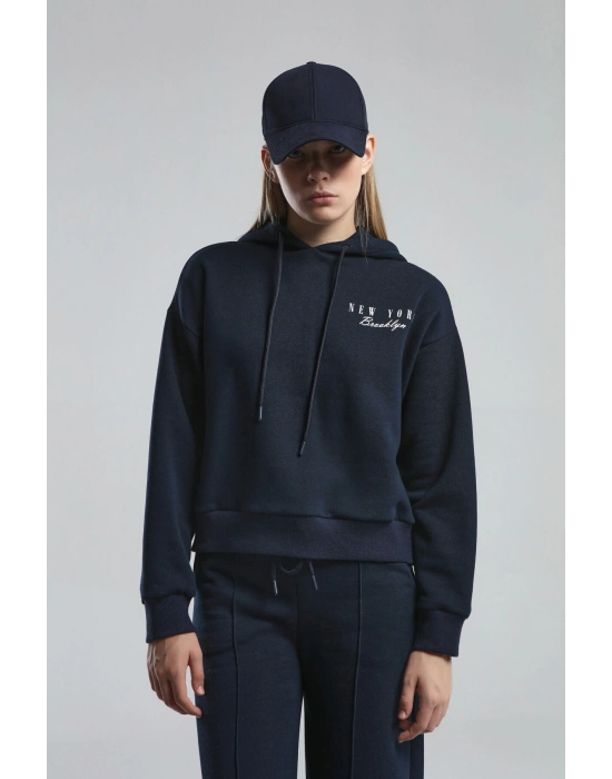 Kadın Lacivert Sweatshirt