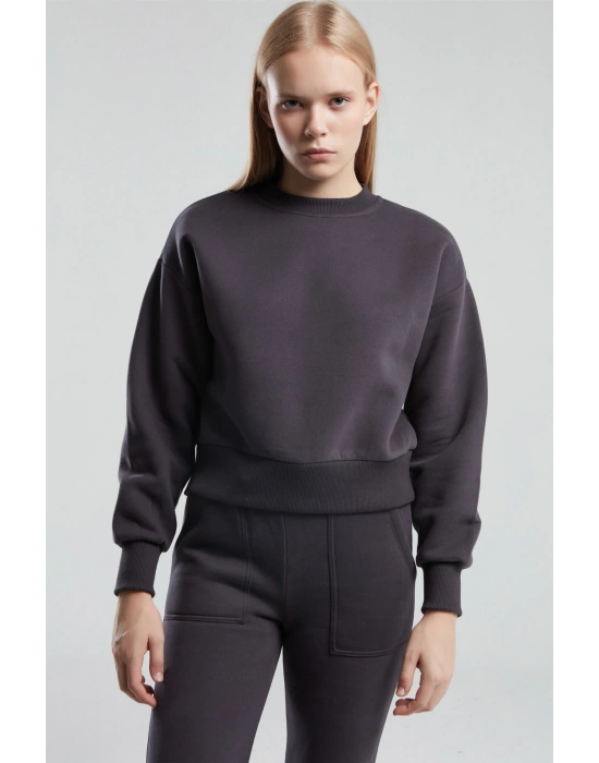 Kadın Antrasit Sweatshirt