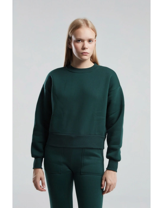 Kadın Yeşil Sweatshirt