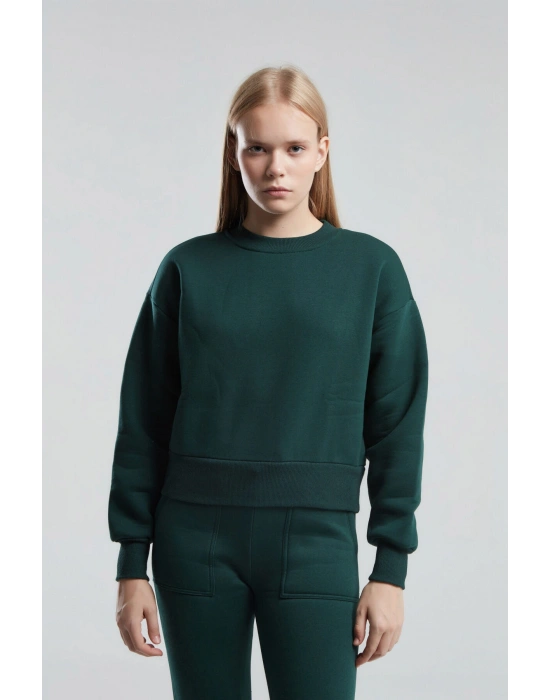 Kadın Yeşil Sweatshirt